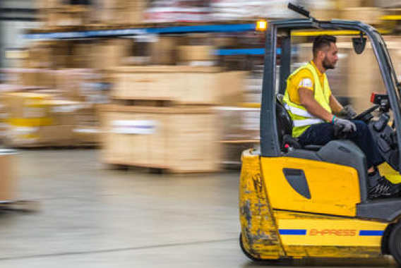 Buyback yellow forklift